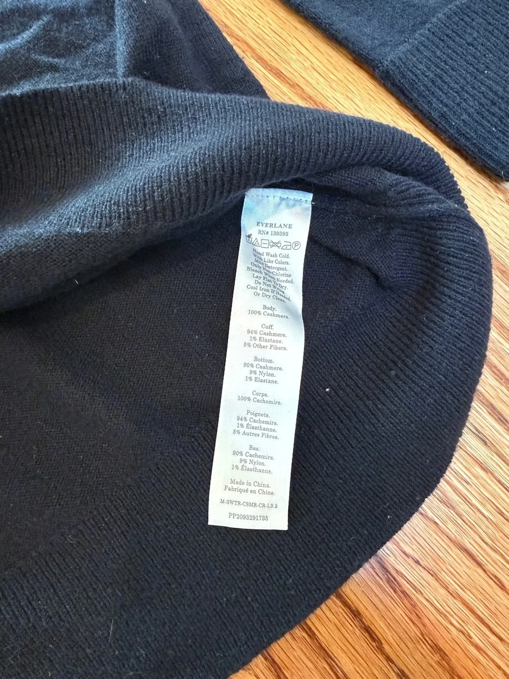 Everlane cashmere deep